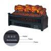 Thermomate 23" Freestanding Black Portable Electric Fireplace with Realistic Flame and Burning Log Effect , CSA Approved 7