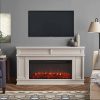 Torrey Electric Fireplace in Bone White by Real Flame
