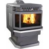 200 Sq. Ft. Bay Front Pellet Stove with Ash Pan and Remote Control