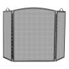 UniFlame 3 Panel Olde World Arch Top Fireplace Screen