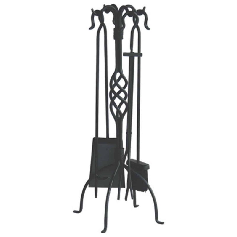 Uniflame Wrought Iron Fireplace Tool Set