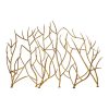 Uttermost 18796 Bright Gold Leaf Gold Branches 48" Wide Iron Fire Screen By Jim Parsons