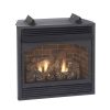 Vail 24" Vent Free Millivolt Fireplace with Slope Glaze Burner