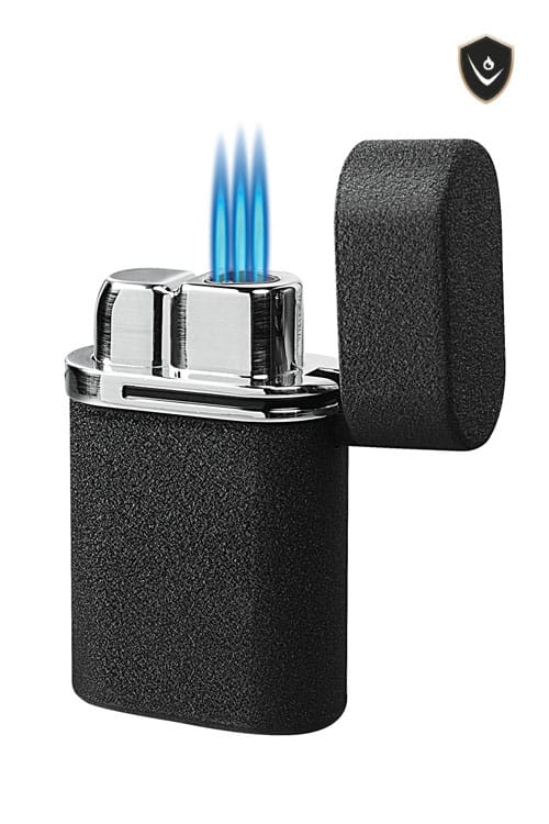 Vector THUNDRA Lighter - Black Crackle Matte