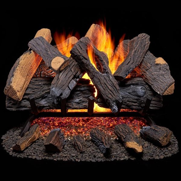 Vented Natural Gas Fireplace Log Set 1