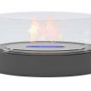Veranda Ventless Indoor Outdoor Fire Pit Tabletop Portable Fire Bowl Pot Bio Ethanol Fireplace - Realistic C 7