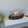 Veranda Ventless Indoor Outdoor Fire Pit Tabletop Portable Fire Bowl Pot Bio Ethanol Fireplace - Realistic C 10