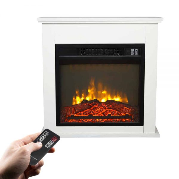 Electric Fireplace Heater with Remote Control