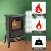 Voomwa Indoor Freestanding Electric Fireplace 7