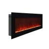 Wall Mounted Electric Fireplace in Black by Paramount Premium 15