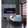 Warm House 48" Widescreen Wall-Mounted LED Fireplace with Customized Flame Patterns and Remote Control