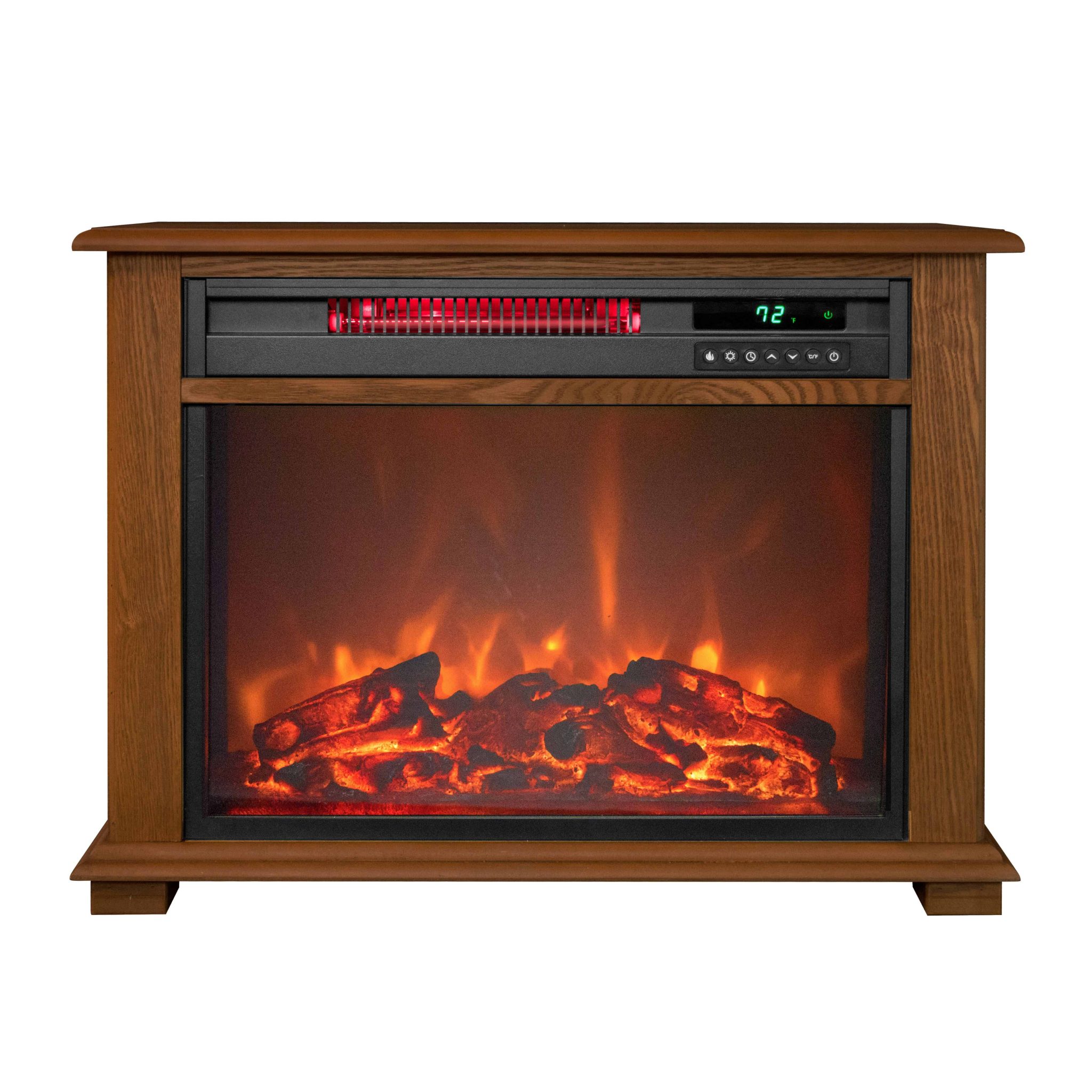 Warm Living 3 Quartz Freestanding Infrared Fireplace Heater 1042