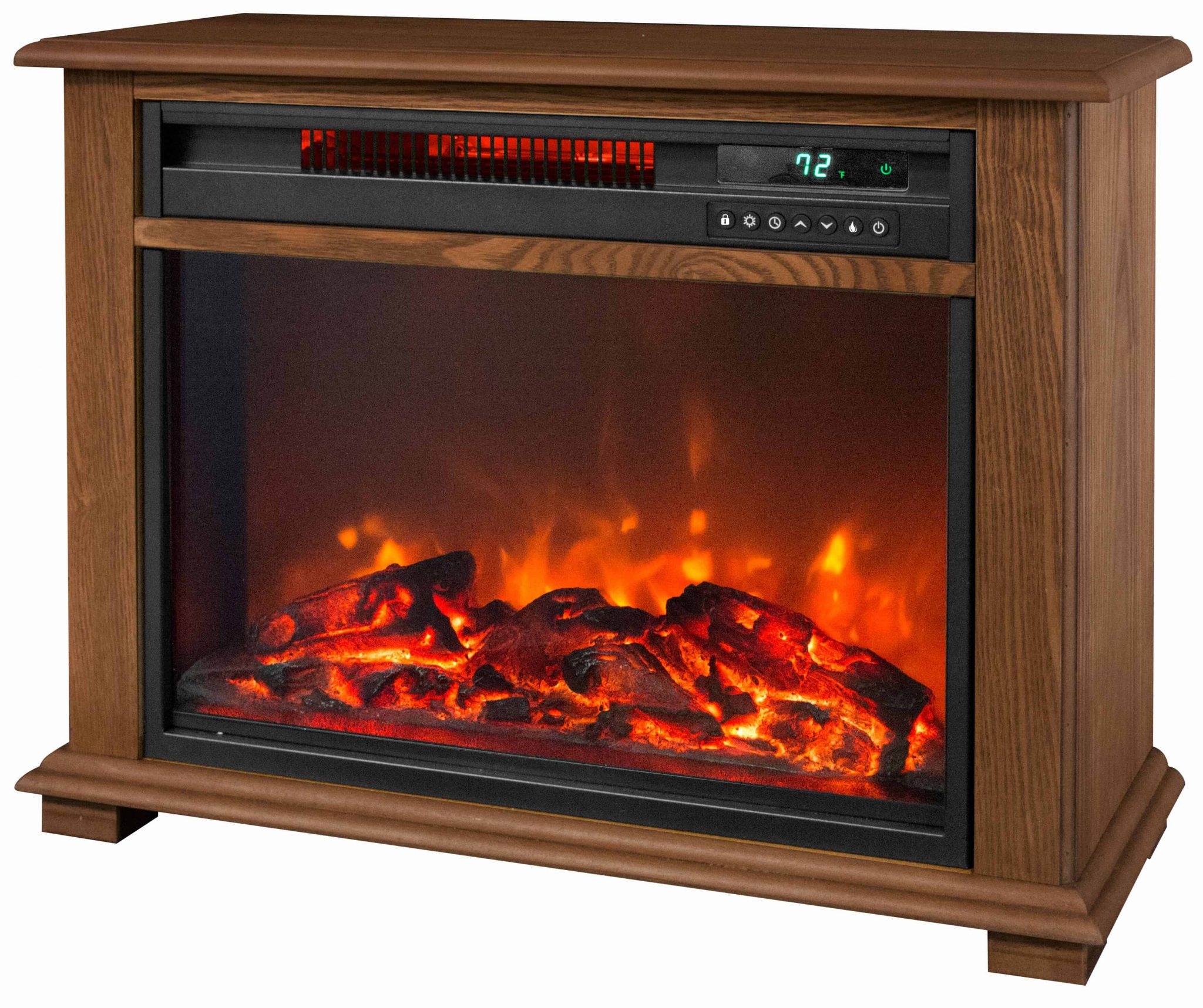 Warm Living 3 Quartz Freestanding Infrared Fireplace Heater 5181