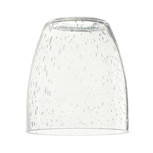 Westinghouse 85090 - 2.25" Fitter Clear Seeded Glass Shade (2-1/4"F Clear Seeded Glass)