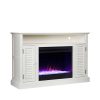 Wiltshire Color Changing Media Fireplace w/ Storage 13