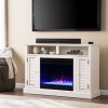 Wiltshire Color Changing Media Fireplace w/ Storage 15
