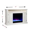 Wiltshire Color Changing Media Fireplace w/ Storage 16