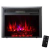 XBrand Insert Fireplace Heater w/Remote Control and LED Flame Effect, 25 Inch Long, Black 8