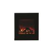 ZECL electric fireplace with Black Glass surround 15 pce. Log set 4