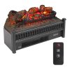 ZOKOP 23" Electric Fireplace Log Insert Heater with Ember Bed & Remote Controller