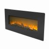 ZOKOP SF310-42AX 42 Inch 1400W Wall Hanging / Fireplace Single Color / Fake Wood / Heating Wire / With Small Remote Control Black 9