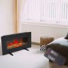 ZOKOP SF311-36G 36 Inch 1400W Wall Hanging / Fireplace Single Color / Fake Wood / Heating Wire / With Small Remote Control Black 15
