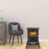 Zimtown 1000W/1500W Electric Fireplace Wood Stove Heater Portable Freestanding,ETL Certified 5