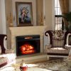 Zimtown Embedded Fireplace Electric Insert Heater Glass View Log Flame Remote Home 26" 12