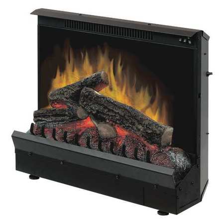dimplex electraflame electric fireplace heater insert in black finish