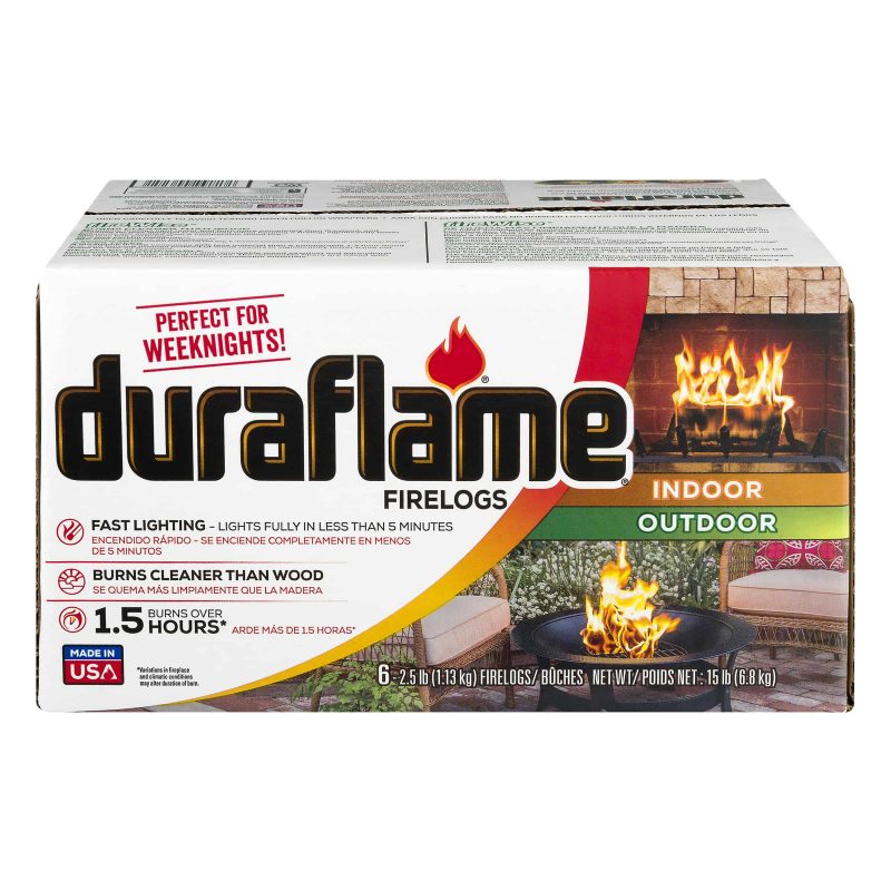 duraflame 6pk 2.5lb 1.5-hr Firelog