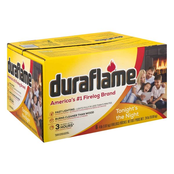 duraflame® 6pk 4lb 3-hr Firelog 1