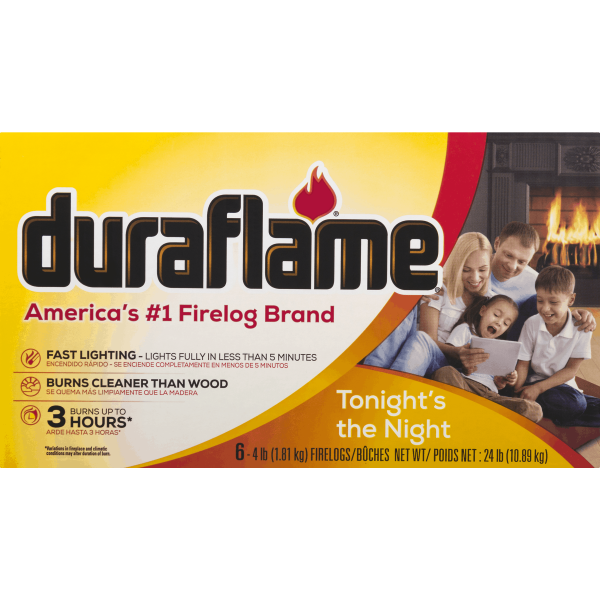 duraflame® 6pk 4lb 3-hr Firelog 3