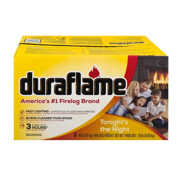 duraflame® 6pk 4lb 3-hr Firelog