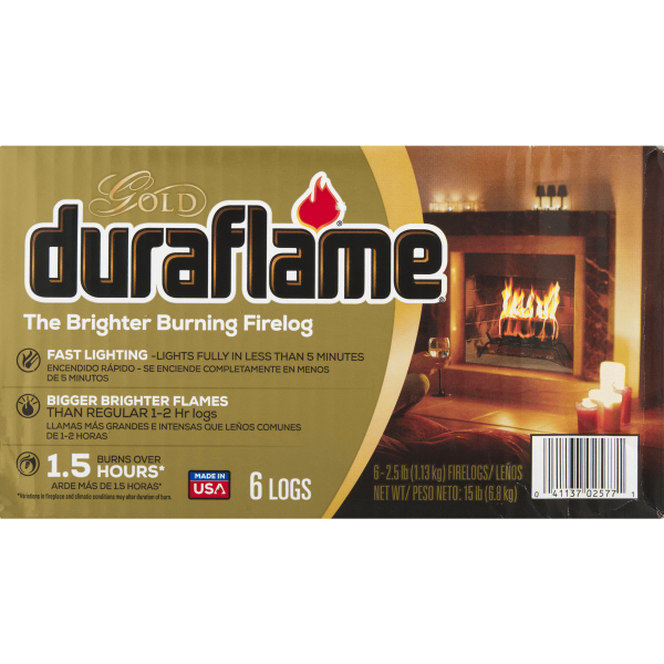 duraflame® The Brighter Burning Firelog Gold, 2.5 LB 1