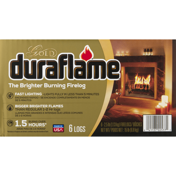 duraflame® The Brighter Burning Firelog Gold, 2.5 LB 3