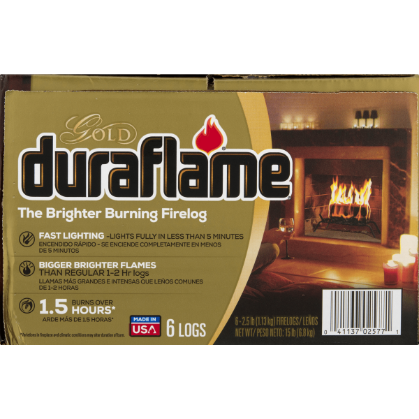 duraflame® The Brighter Burning Firelog Gold, 2.5 LB 4