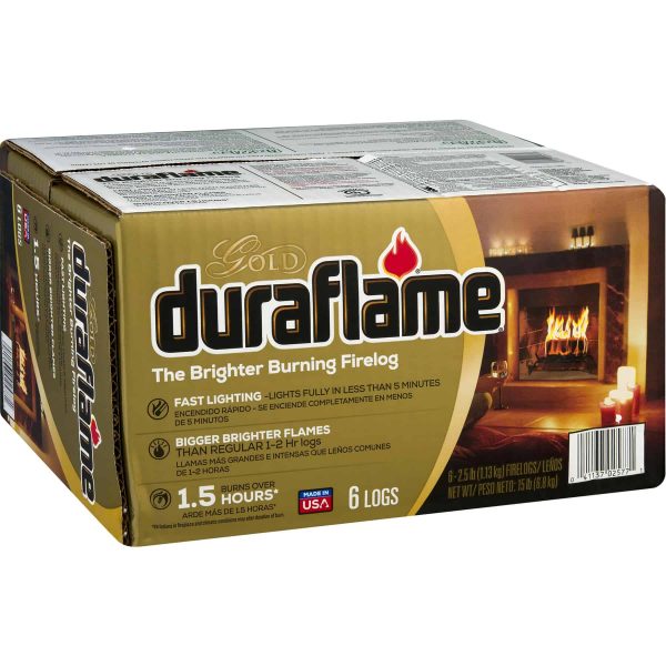 duraflame® The Brighter Burning Firelog Gold