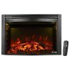 e-Flame USA 26" Curved Electric Fireplace Insert w/Remote Control