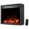 e-Flame USA 28" Curved LED Electric Fireplace Insert w/ Touch Screen and Remote Control 8